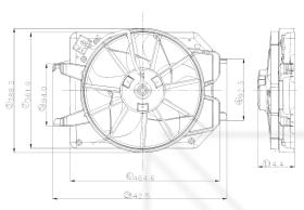Nrf 47021 - VENTILADOR FORD FOCUS 98-