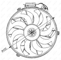 Nrf 47028 - VENTILADOR BMW 5&7-SERIES E34/E32 8