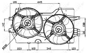 Nrf 47031 - VENTILADOR CHRYSLER GRAND VOYAGER 9