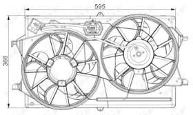 Nrf 47061 - VENTILADOR FORD FOCUS 98-