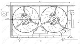 Nrf 47075 - VENTILADOR CITROEN BERLINGO 96-