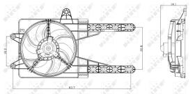 Nrf 47247 - VENTILADOR FIAT PUNTO 93-