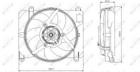 Nrf 47255 - VENTILADOR LANCIA YPSILON 96-