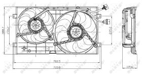 Nrf 47403 - VENTILADOR VW GOLF VAN 00-