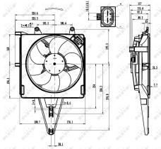 Nrf 47431 - VENTILADOR FIAT ALBEA 01-