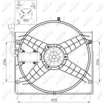 Nrf 47442 - VENTILADOR BMW 318D E46 03-