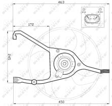 Nrf 47448 - VENTILADOR CITROEN C3 08-