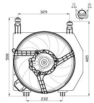 Nrf 47491 - VENTILADOR FORD FIESTA 96-