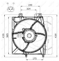 Nrf 47495 - VENTILADOR CITROEN C3 08-