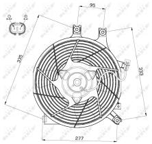 Nrf 47500 - VENTILADOR MITSUBISHI CHALLENGER 98