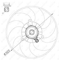 Nrf 47514 - VENTILADOR CITROEN BERLINGO 96-