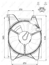 Nrf 47515 - VENTILADOR KIA RIO 05-