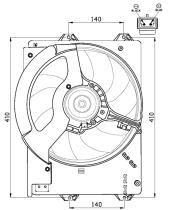 Nrf 47531 - VENTILADOR MG EXPRESS 03-