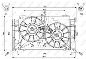 Nrf 47568 - VENTILADOR LEXUS HS 250H