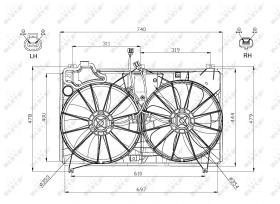 Nrf 47577 - VENTILADOR TOYOTA CROWN