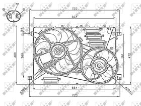 Nrf 47755 - VENTILADOR LAND ROVER RANGE ROVER 0