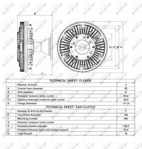 Nrf 49063 - EMBRAGUE VENTILADOR MERCEDES VARIO