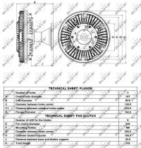 Nrf 49082 - EMBRAGUE VENTILADOR MERCEDES ACTROS