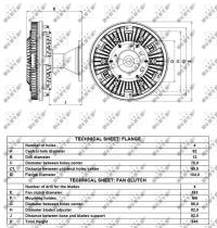 Nrf 49105 - EMBRAGUE VENTILADOR DAF F45