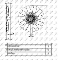 Nrf 49402 - EMBRAGUE VENTILADOR NEW HOLLAND TL1