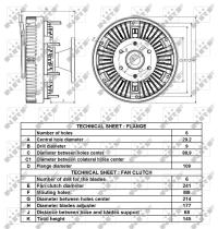 Nrf 49434 - EMBRAGUE VENTILADOR CAT 325D C7 DIE