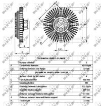 Nrf 49521 - EMBRAGUE VENTILADOR FORD TRANSIT 01
