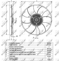 Nrf 49539 - EMBRAGUE VENTILADOR MERCEDES SPRINT