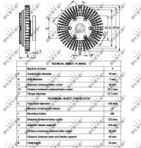 Nrf 49548 - EMBRAGUE VENTILADOR MITSUBISHI L200