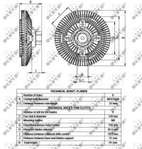 Nrf 49551 - EMBRAGUE VENTILADOR NISSAN CABSTAR