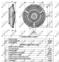 Nrf 49561 - EMBRAGUE VENTILADOR VW LT
