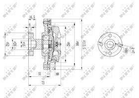Nrf 49578 - EMBRAGUE VENTILADOR SUZUKI SAMURAI