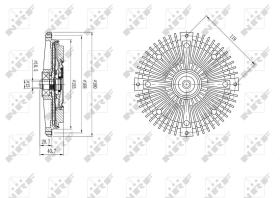 Nrf 49588 - EMBRAGUE VENTILADOR MERCEDES 300GD