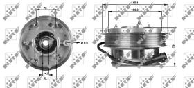 Nrf 49704 - EMBRAGUE VENTILADOR IVECO DAILY 2.8