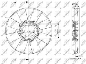 Nrf 49803 - EMBRAGUE VENTILADOR MERCEDES ACTROS