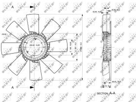 Nrf 49835 - EMBRAGUE VENTILADOR RENAULT PREMIUM