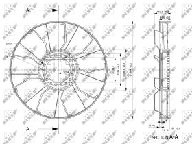 Nrf 49843 - EMBRAGUE VENTILADOR IVECO STRALIS 0