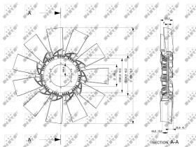 Nrf 49866 - EMBRAGUE VENTILADOR RENAULT MIDLUM