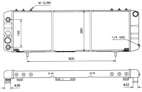 Nrf 50301 - RADIADOR JEEP COMANCHE / CHEROKEE /