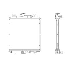 Nrf 50302 - RADIADOR ALU BRAZED CHRYSLER (USA)