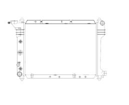 Nrf 50303 - RADIADOR ALU BRAZED CHRYSLER (USA)