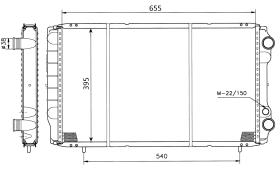 Nrf 50403 - RADIADOR ALU MECHAN OPEL VAUXHALL A
