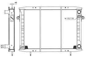 Nrf 50409 - RADIADOR CU RENAULT TRUCKS B 83-99