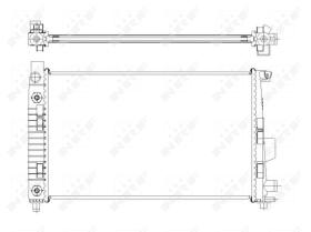 Nrf 50446 - RADIADOR ALU BRAZED MERCEDES A140 9