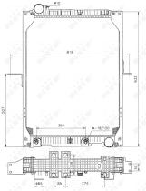 Nrf 50555 - RADIADOR ALU BRAZED MERCEDES MK SK