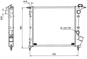 Nrf 506263 - RADIADOR RENAULT CLIO 1.1/ EXPRESS-