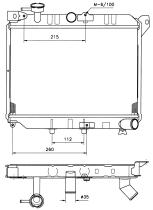 Nrf 506510 - RADIADORES TURISMOS MAZDA MAZDA 323