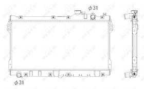 Nrf 506522 - RADIADOR ALU BRAZED MAZDA MX5 NA 89