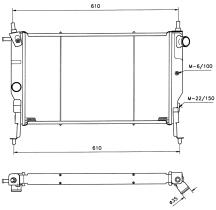 Nrf 506611 - RADIADOR OPEL ASTRA 1.4I