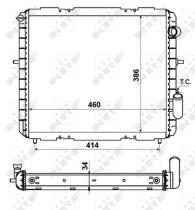 Nrf 507345 - RADIADOR ALU BRAZED RENAULT CLIO 90