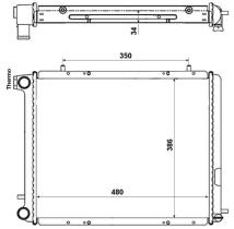 Nrf 507352 - RADIADOR ALU BRAZED RENAULT 19 88-